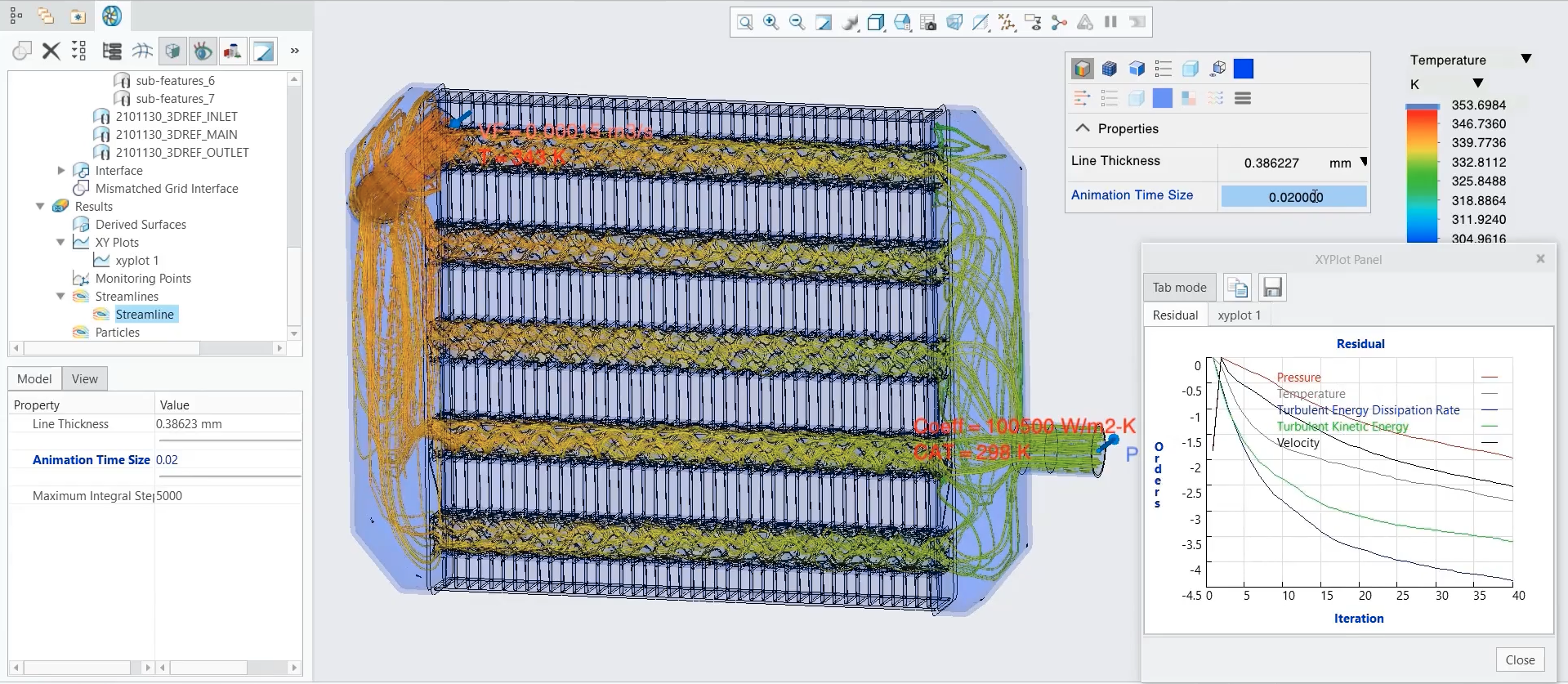 Creo flow analysis - simulation