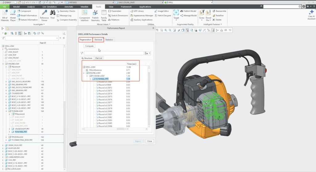 Creo 13 Updates - Creo 13 Tutorials - Assembly Performance