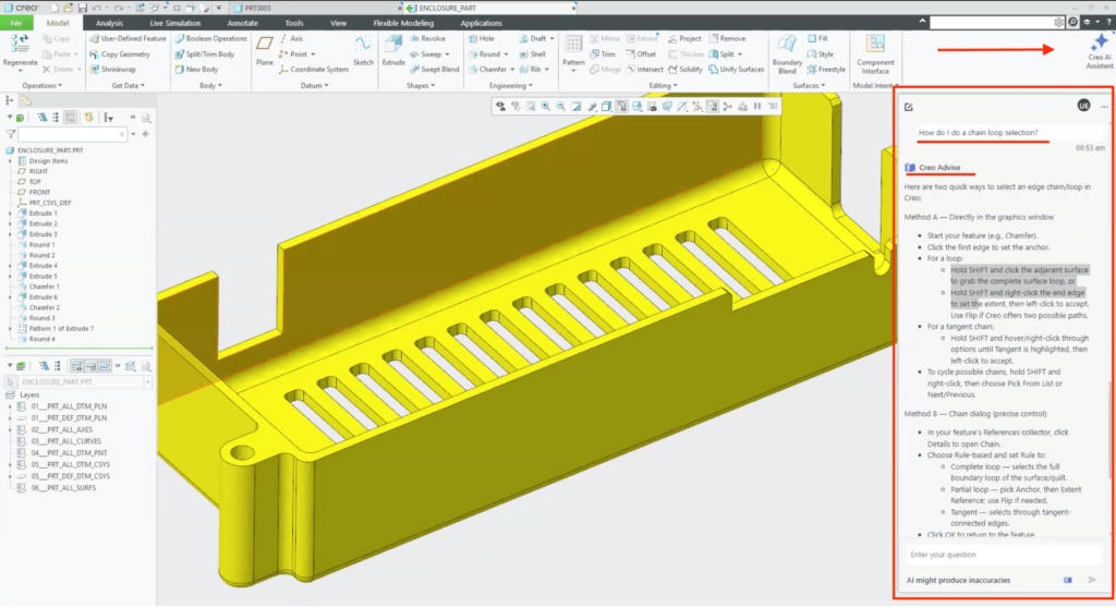 Creo 13 Updates - Creo 13 Tutorials - Creo AI Assistant